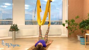 Йога в гамаках для начинающих — мастер класс №5 от студии Fly Yoga
