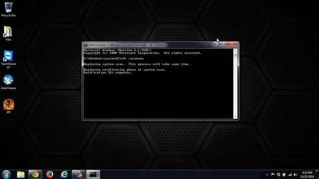 How to run system file check sfc scannow
