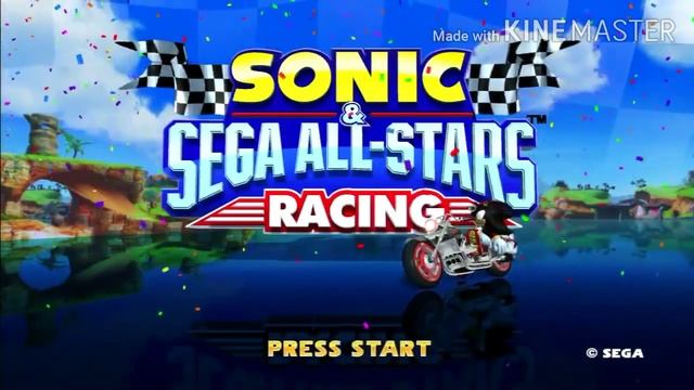 Sonic & SEGA All Stars Racing OST |Main Menu| (With announcer's voice)