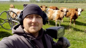 Коп с тёлками. Смекалка в преодолении препятствий или скидай сапоги!