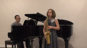 Пахомова Злата 10 лет Саксофон Обуховская ДМШ. Класс преподавателя Пономаренко Дмитрия Михайловича