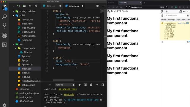 How to Style React Components with CSS? | React CSS | Styling React Elements & Components (Ep. #5)