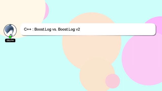 C++ : Boost.Log vs. Boost.Log v2 смотреть онлайн