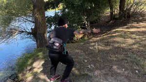 Ловля щуки на малой реке в сентябре на блесну