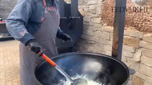 Рецепт квашеной капусты, тушеной в казане || Ресторан FEDYUKHI (Федюхи)
