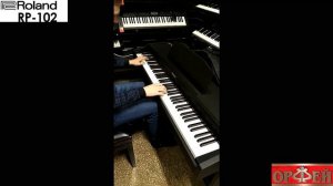 Распаковка и демонстрация Roland RP102