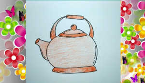 Рисуем Чайник с детьми