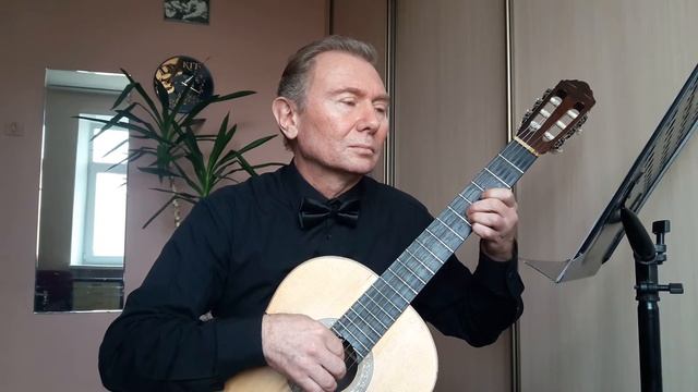 Давид Тухманов. Притяженье Земли (на гитаре). Обработка Олега Копенкова смотреть онлайн