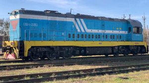 Маневровый тепловоз CKD6E ЖД станция