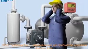 Видео жидкостно-кольцевой компрессор LOH, LPH, LPHX, KPH SIHI