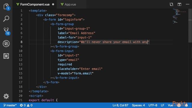 Hands-On Web Development with Bootstrap and Vue: Designing Form Components | packtpub.com смотреть онлайн