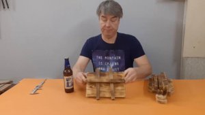 Подарочный ящик для пива из дерева своими руками. На 23 февраля