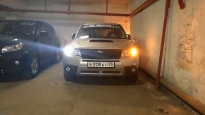 ДХО в поворотники forester sh5