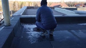 Установка аэраторов на наплавляемой кровле