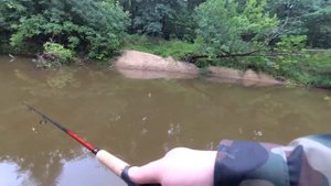 Рыбалка на микроречке с ультралайтом. Тест на водоёме Shimano catana dx 240ul