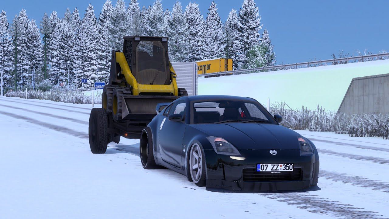 [ETS 2] Nissan 350Z_Excavator Delivery смотреть онлайн