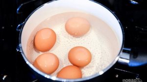 Вареные яйца всмятку