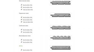 Размеры вагонки
