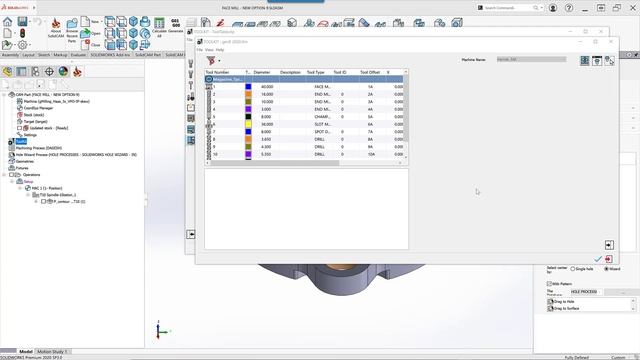 SolidCAM New Tool Table: Importing tools From Previous toot tables to Cam Project смотреть онлайн
