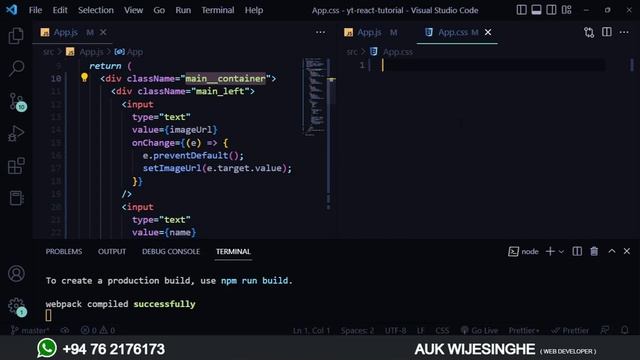 ? REACT JS | COMPLETE TUTORIAL - Part 06 | SINHALA | useState Practical #01 | AUK Learning Center