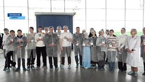 Ученикам 5 чегемской школы организовали экскурсию по крупнейшему тепличному комплексу «Чегем Агро»