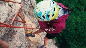 Виа феррата возле пещеры Кизил-коба, Красная пещера.