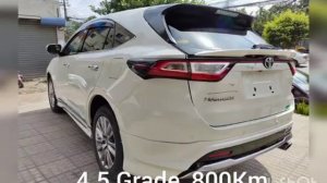 Toyota Harrier Progress Metal & Leather Pkg, Model-2018,Pearl Color,800K.m/Dhaka Ready.