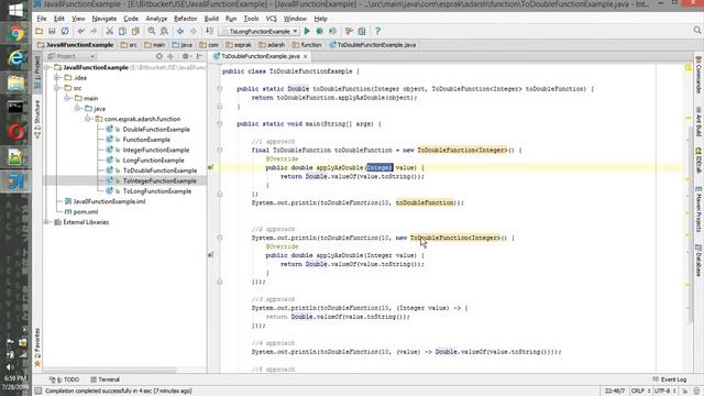 ESpark Adarsh Java8 ToDoubleFunction Example смотреть онлайн