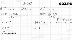 № 518 - Алгебра 8 класс Мерзляк
