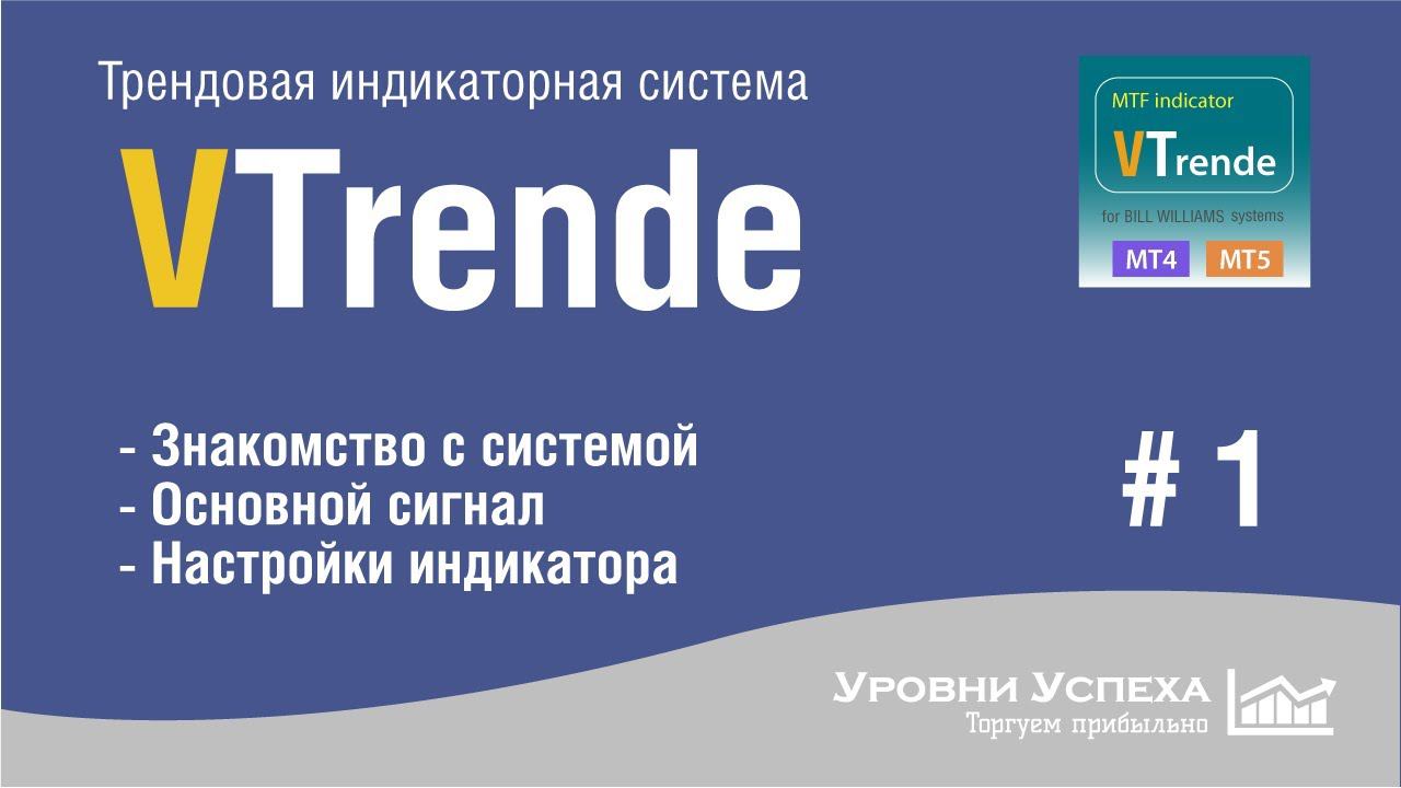 Торговая система "VTrende" /Часть 1/