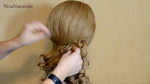 ПРИЧЕСКА для длинных и средних волос/Romantic hairstyle / Nina Nonsimple