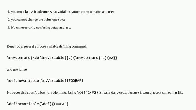 How to create a variable with parameters just like \title or \author? смотреть онлайн
