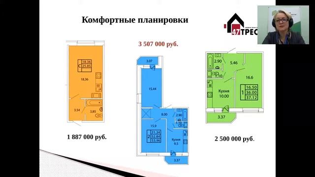 Презентация объектов строительной компании "47 ТРЕСТ"