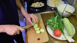 Овощная запеканка с соусом бешамель