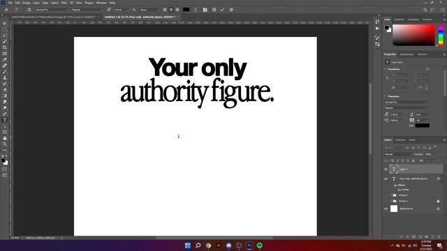 How to design a typography poster in photoshop смотреть онлайн