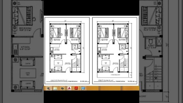 20X30 FLOOR PLAN ||600 sq ft house || 66 gaj house plan| Home Design || смотреть онлайн