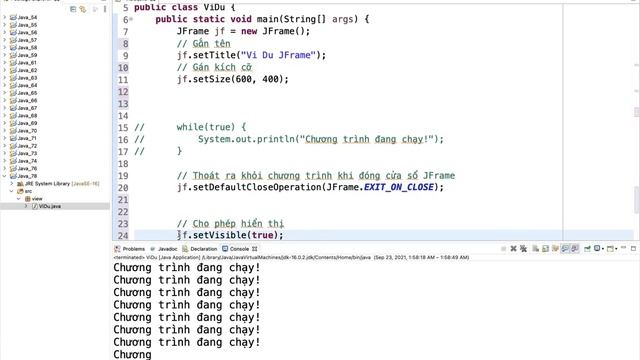 Java 78. Tìm hiểu về cửa sổ chương trình JFrame | Lập trình Java смотреть онлайн