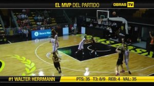 El MVP del partido   Walter Herrmann