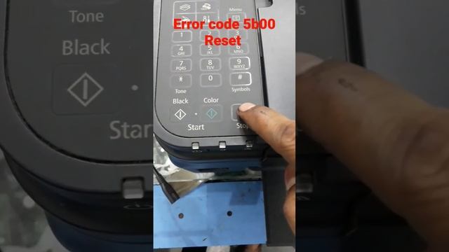 canon G4010 Error code 5b00 Reset ink pad Reset