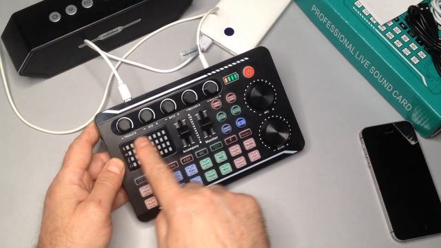 Звуковая карта, микшерная консоль F998 смотреть онлайн