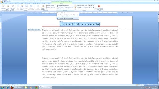 Insertar Encabezado en un Documento de Word смотреть онлайн