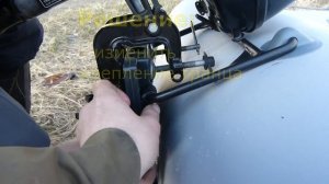 Огромная лодка с навесным транцем Адмирал 400