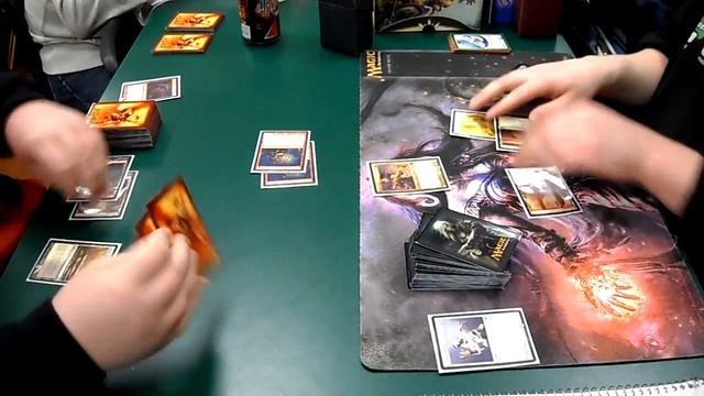 "Magic The Gathering" Full Gameplay (Boros Warfare Vs Boros Bushwhacker Game03) 1-19-10 смотреть онлайн