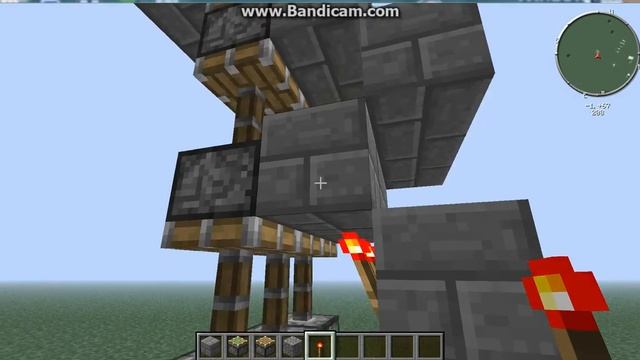 Майнкрафт механизмы #3 (Дверь поршневая 3х3 из песка или гравия) смотреть онлайн