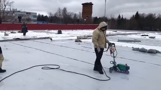 Пвх мембрана.пайка мембраны.