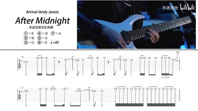 Andy James-After Midnight!! Only Tabs! Enjoy!!