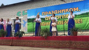 Выступление на празднике День деревни Гавриловка.