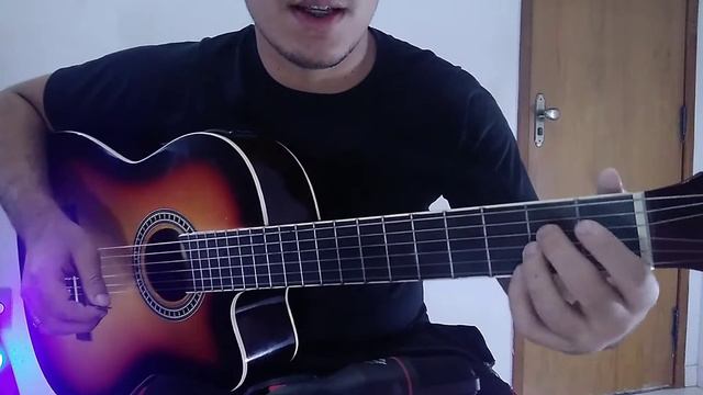 como tocar  A VIDA É UM RIO no violao - como tocar no violao SIMPLIFICADA COM 4 ACORDES