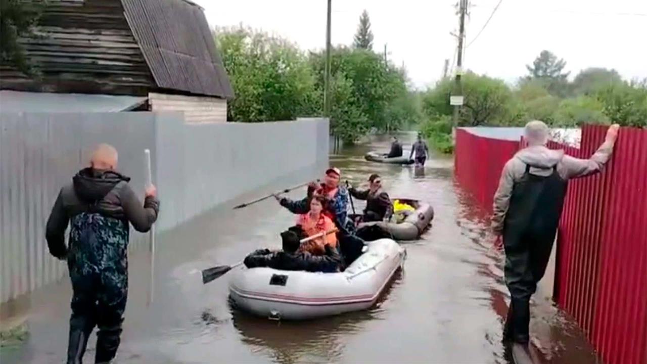 Сильное наводнение произошло в Челябинской области