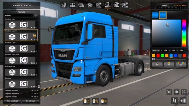 [ETS2 v1.43] MAN TGX E6 2015 by Gloover v.1.3 смотреть онлайн